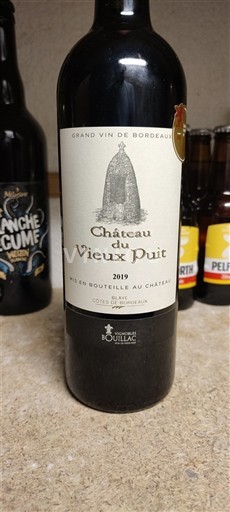 Bordeaux Côtes-de-bourg Château Vieux Puit 2019