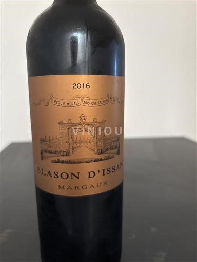 Bordeaux Margaux Château Issan Blason d'Issan 2016