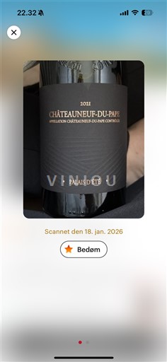 Vallée du Rhône Châteauneuf-du-pape Palais d'Été 2021