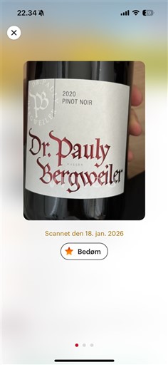 Mosela Dr. Pauly-Bergweiler Pinot Noir 2020