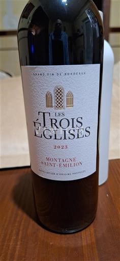 Bordeaux Montagne-saint-émilion Les Trois Églises 2023