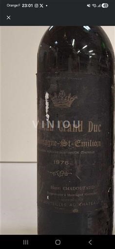 Бордо Монтань-Сент-Емільйон Château Grand Duc 1976