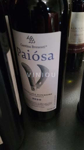Lombardy Thượng Valtellina Cantina Bressanelli Paiosa 2020