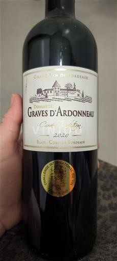 Bordeaux Blaye-côtes-de-bordeaux Domaine S Graves d'Ardonneau tradition 2020