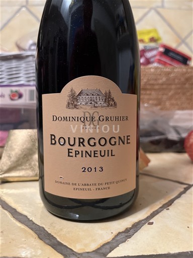 Burgund Bourgogne Epineuil Dominique Gruhier 2013