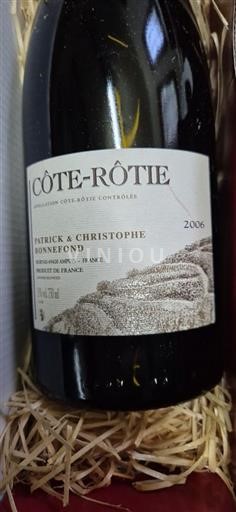 Thung lũng Rhône Côte-rôtie Patrick & Christophe Bonnefond 2006