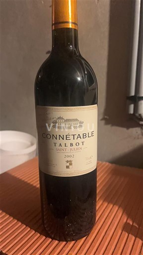 Bordeaux Saint-Julien Château Talbot Connétable 2002