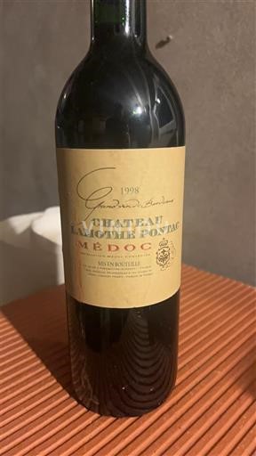 Bordeaux Médoc Château Lamothe Pontac 1998