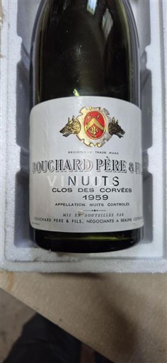 Bourgogne Ospecificerad Bouchard Père & Fils Clos des Corvées 1959