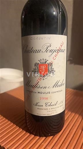 Bordeaux Moulis-en-Médoc Château Poujeaux Corentin 1998