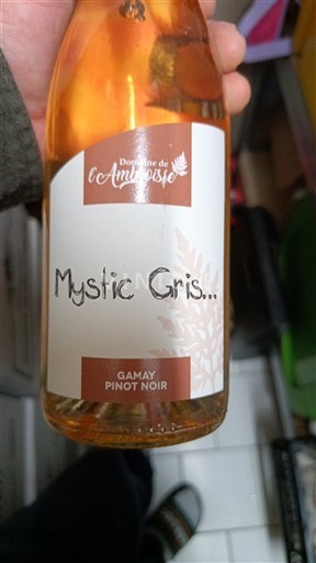 Wijnen Rosé sec Mystic Gris Domaine L'Ambroisie 2021 Frankrijk Lotharingen Côtes de Toul AOC