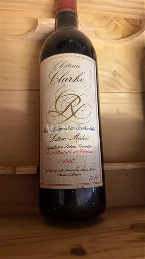 Bordeaux Listrac-Médoc Château Clarke 1980