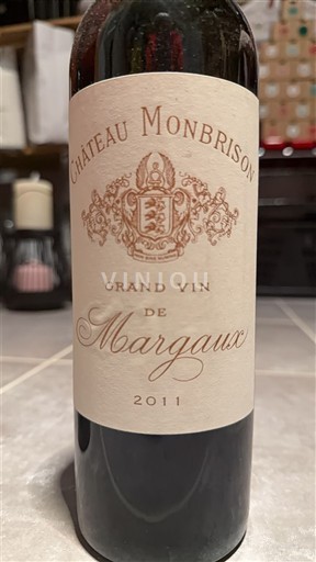 Bordéus Margaux Château Monbrison 2011