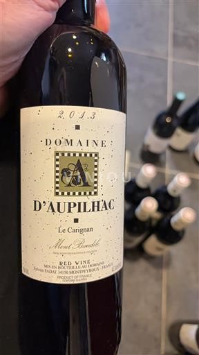 Languedoc Không được chỉ định Domaine Aupilhac Le Carignan 2013