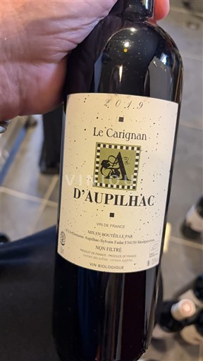 Languedoc Không được chỉ định Aupilhac Le Carignan 2019
