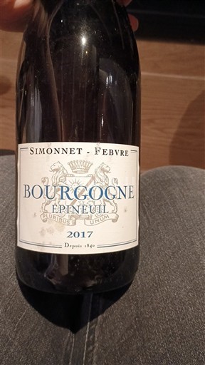 Burgund Bourgogne Epineuil Simonnet-Febvre 2017