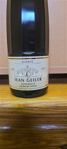 Алзас Аласас Jean Geiler Inspiration Terroir 2023