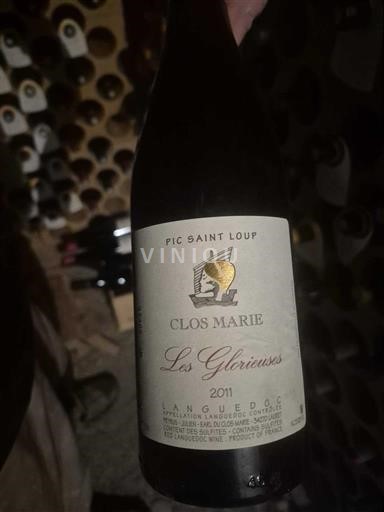 Languedoc Pic-saint-loup Clos Marie Les Glorieuses 2011