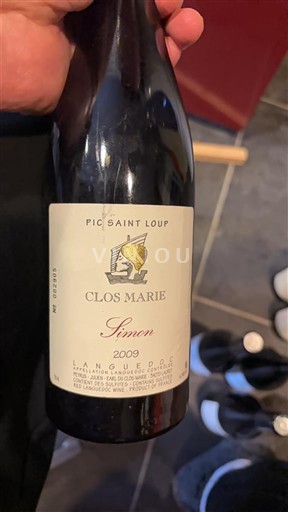 Languedoque Pic-saint-loup Clos Marie Simon 2009