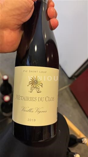 Languedoque Pic-saint-loup Métairies du Clos Vieilles Vignes 2019