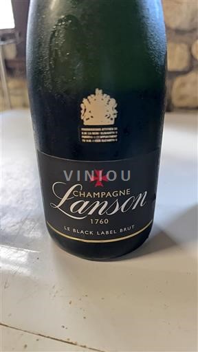 Champagne Lanson Le Black Label Brut Non Millésimé