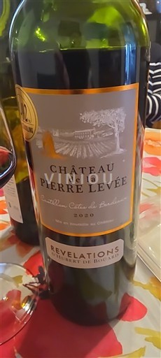 Bordeaux Castillon-côtes-de-bordeaux Château La Pierre Levée Révélations 2020