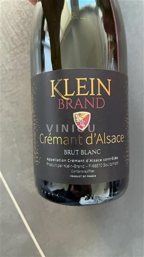 Alsace Crémant d'Alsace Klein Brand 2023