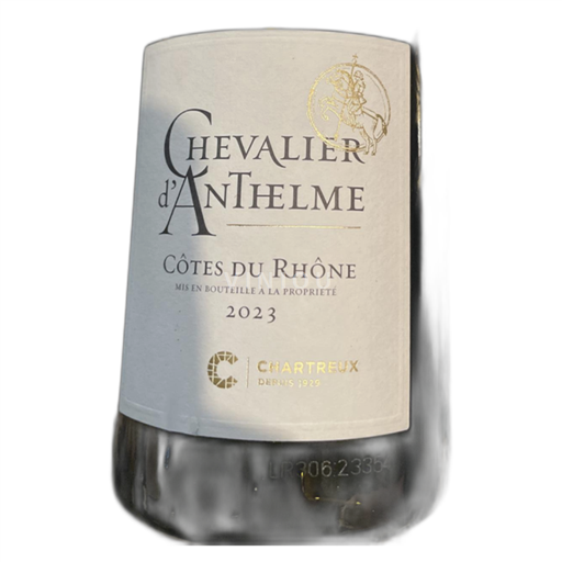 Rhône Valley Côtes du Rhône Chevalier d'Anthelme 2023