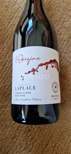 Lounais-Ranska Madiran Château Aydie L'Origine 2023