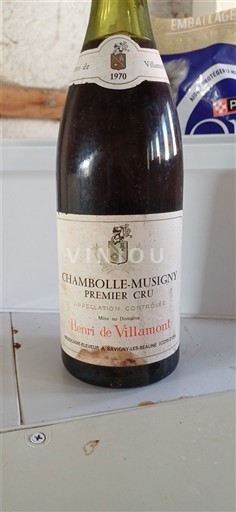 Burgundy Chambolle-Musigny Premier Cru Henri de Villamont 1970