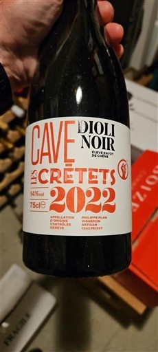 Ginevra Ginevra DOC Cave Les Crêtets Diolonoir 2022