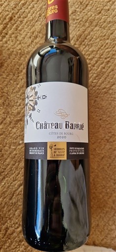 Bordeaux Côtes-de-bourg Château Barrié 2020