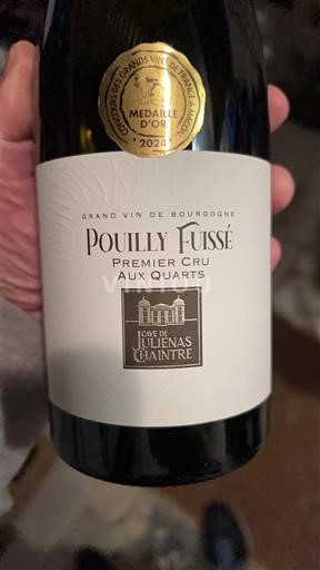 Bourgogne Pouilly-fuissé Premier Cru Cave de Juliénas Chaintré Aux Quarts 2023