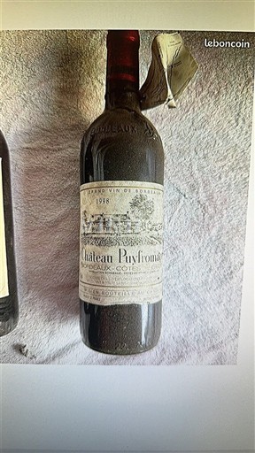 Bordeaux Không được chỉ định Château Puyfromage 1998