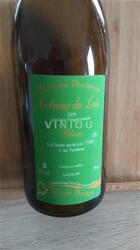 Thung lũng sông Loire Coteaux-du-Loir Domaine Percheron 2019