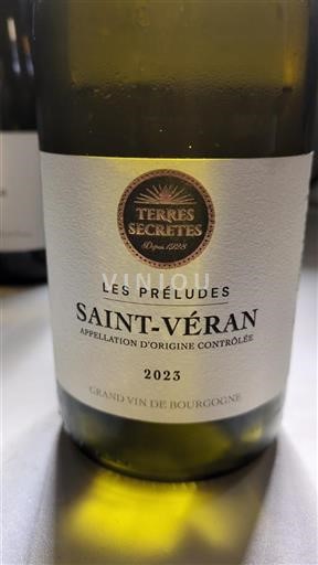 Bourgondië Saint-Véran Terres Secrètes Les Préludes 2023