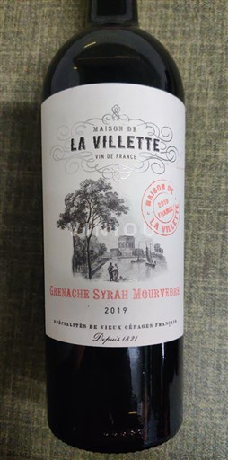 Languedoc Không được chỉ định Maison de La Villette Grenache Syrah Mourvèdre 2019
