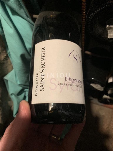 Thung lũng Rhône Không được chỉ định Domaine Saint Sauveur Élégance Syrah 2022