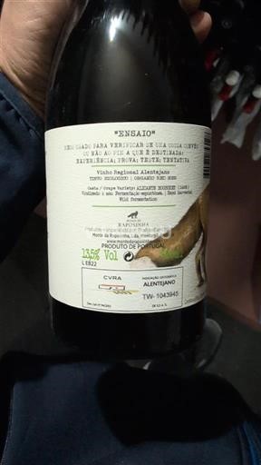 Alentejo Alentejano Raposinha Ensaio Alicante bouschet 2022