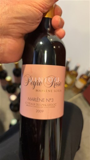 Languedoc Coteaux du Languedoc Peyre Rose Marlène N°3 2009