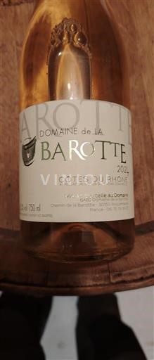 Thung lũng Rhône Côtes-du-rhône Domaine La Barotte 2024