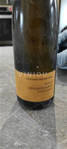 Alsace Gewurztraminer Domaine Bruno Sorg Vieilles Vignes 2017