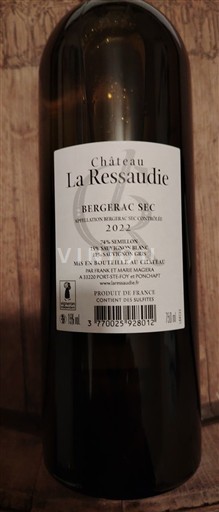 Zuidwest-Frankrijk Bergerac Château La Ressaudie 2022