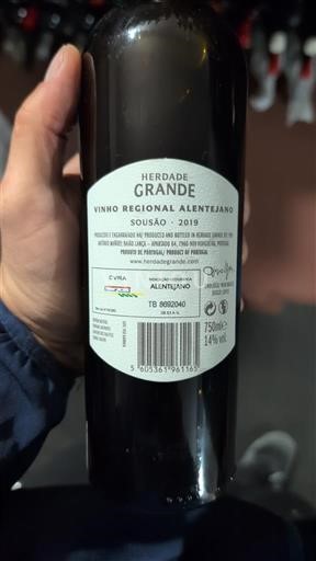 Alentejo Alentejano Herdade Grande Sousão 2019