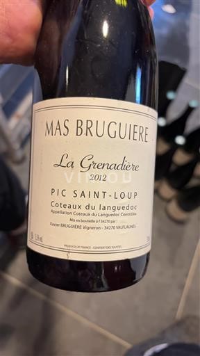 Languedoque Pic-saint-loup Mas Bruguiere La Grenadière 2012