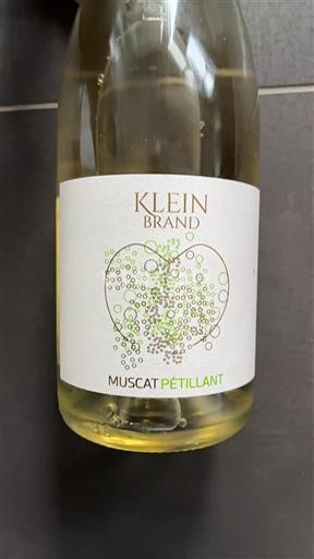 Alsace Không được chỉ định Klein Brand Muscat Pétillant 2021