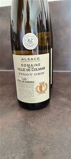 Alsacia Domaine La Ville de Colmar Gustave Burger 2020