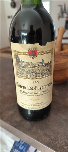 Bordeaux Montagne-saint-émilion Château Roc-Puynormond 1985