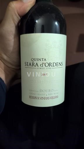 Douro Quinta Seara d'Ordens Reserva Vinhas Velhas 2017