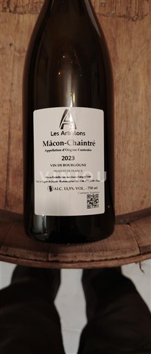 Burgund Mâcon und Mâcon-Dörfer Les Arbillons Macon chaintré 2023